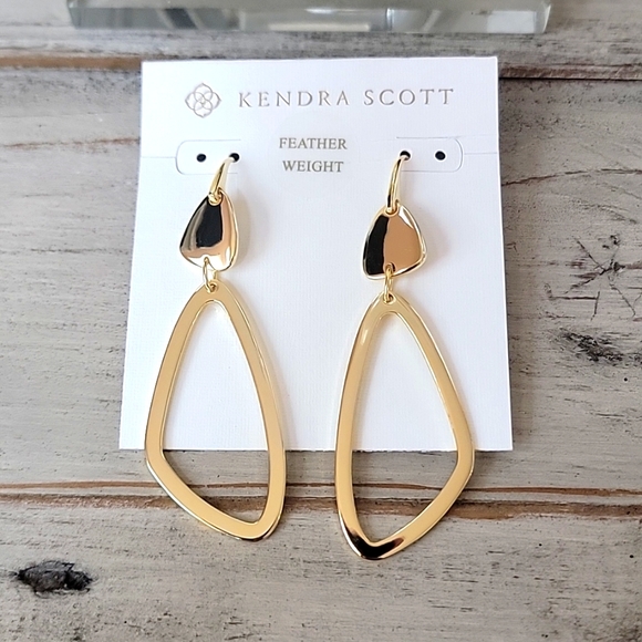 Kendra Scott Jewelry Nwt Kendra Scott Kira Drop Earrings Gold